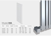 DIMA MA model steel towel dryer and radiator