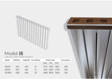 DIMA IS model steel towel dryer and radiator