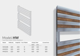 DIMA H&HW model steel towel dryer and radiator