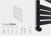 DIMA H&HW model steel towel dryer and radiator