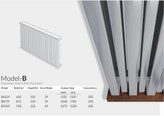 DIMA B model steel towel dryer and radiator