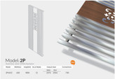 DIMA 2P model steel towel dryer and radiator