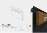 DIMA HF model steel towel dryer and radiator