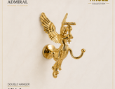 ست کامل اکسسوری حمام برنجی مدل ANGEL